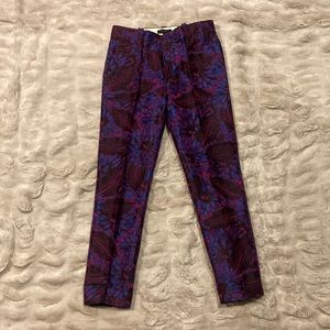 JCrew size 00 jacquard pants